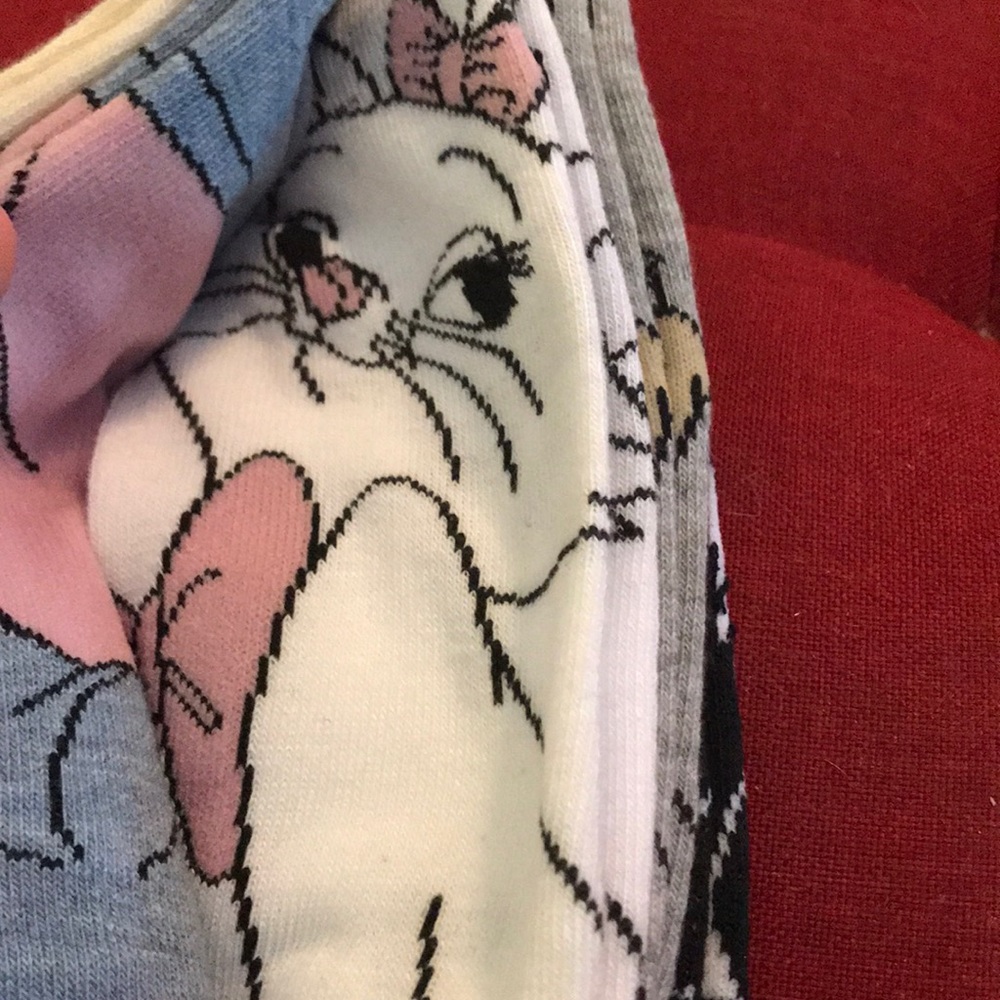 Disney socks no show 5 pairs Set 7 8 9 10 11 12 13 - Picture 4 of 8